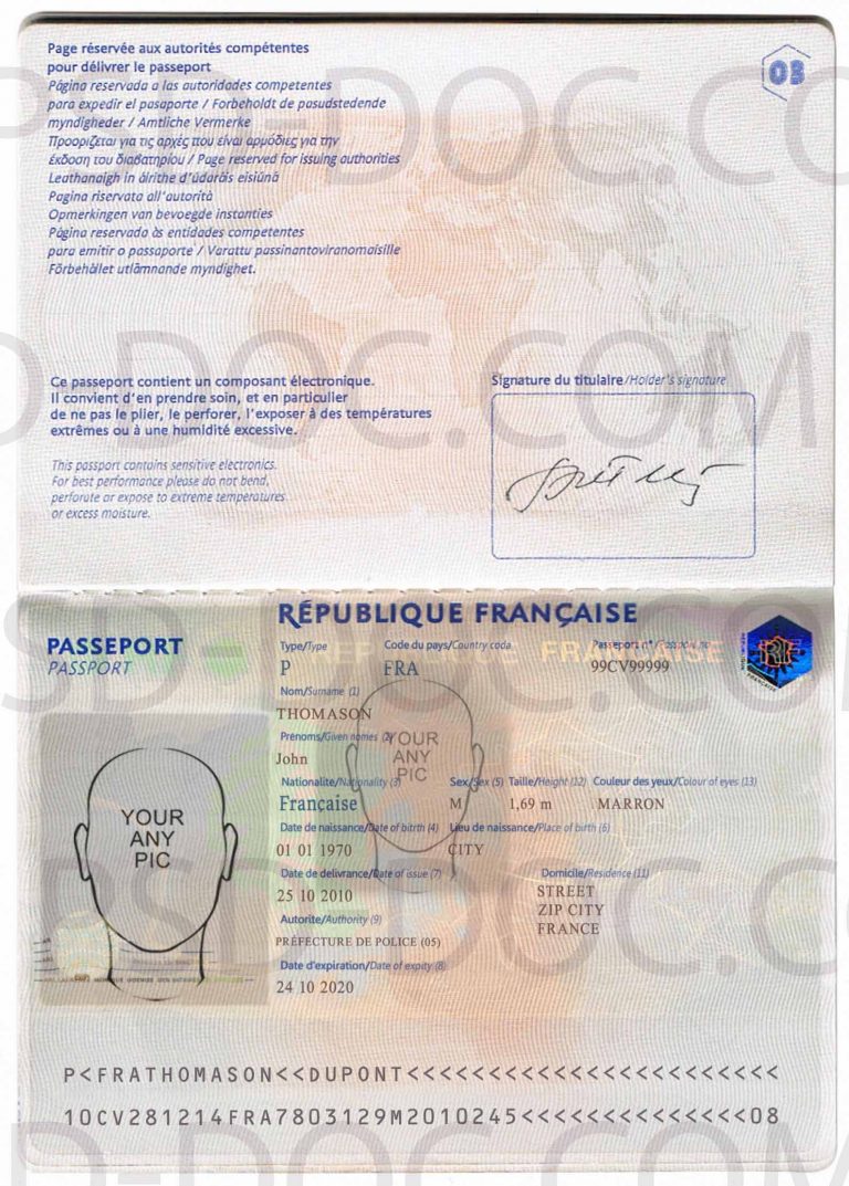 Passport France - PSD Store