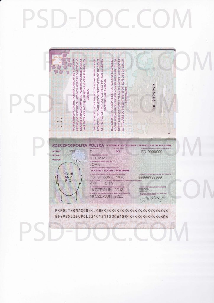 Passport Poland - PSD Store