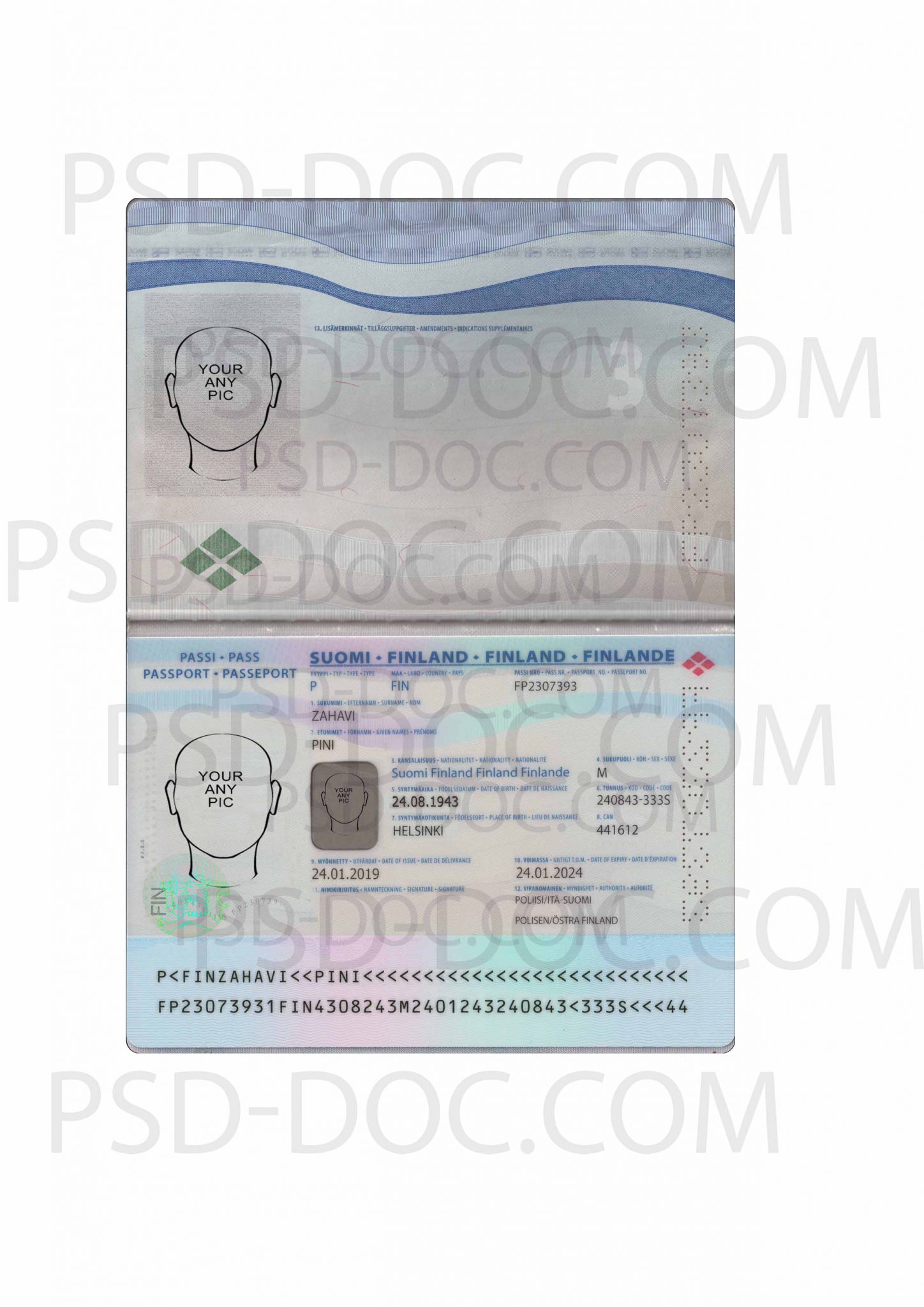 Finland Passport 2017 PSD PSD Store   Psd Com 3 1448x2048 